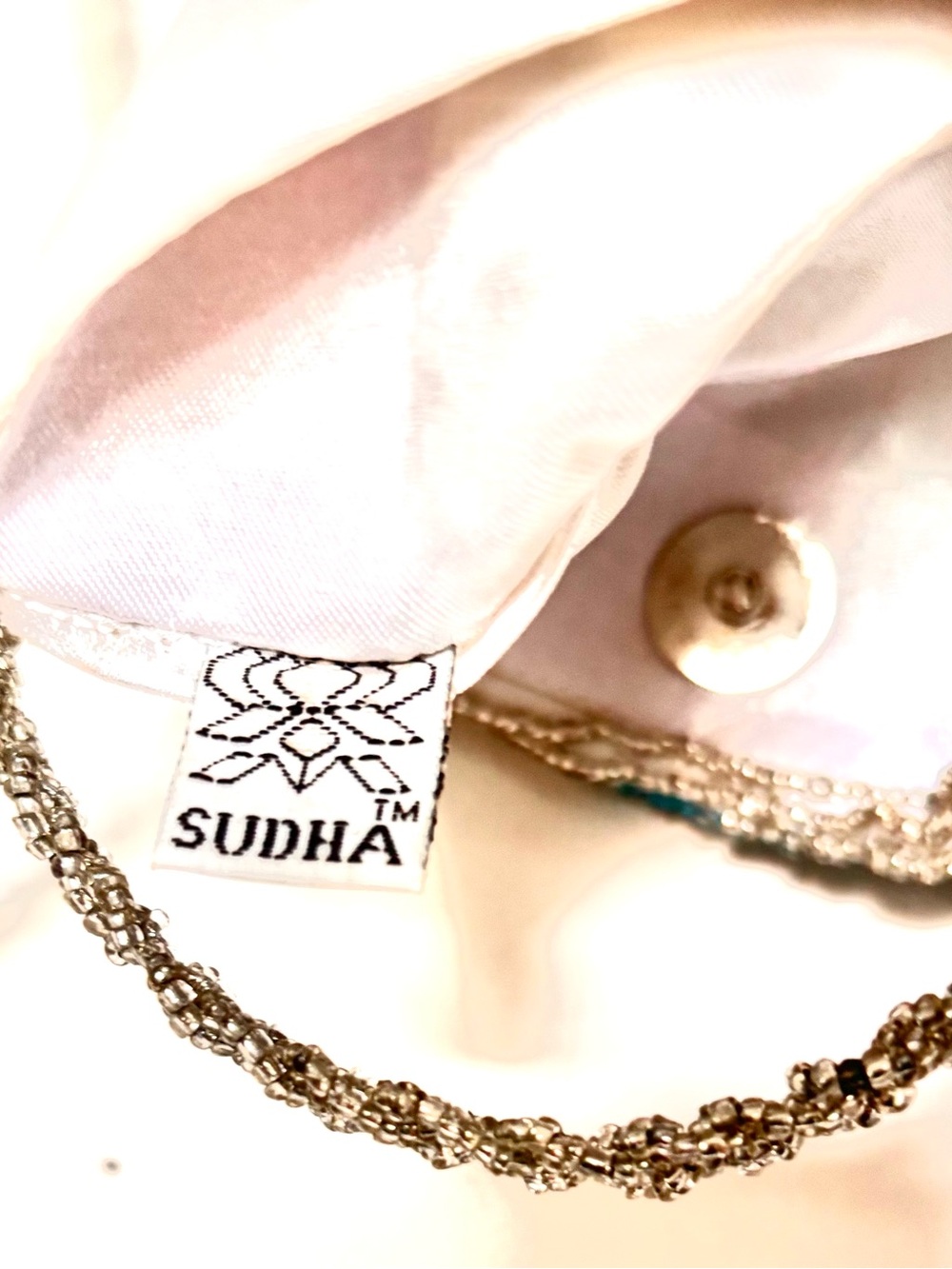 VINTAGE SUDHA of India Beaded
Fish Crossbody Shoulder Bag/Purse - Picture 10 of 10